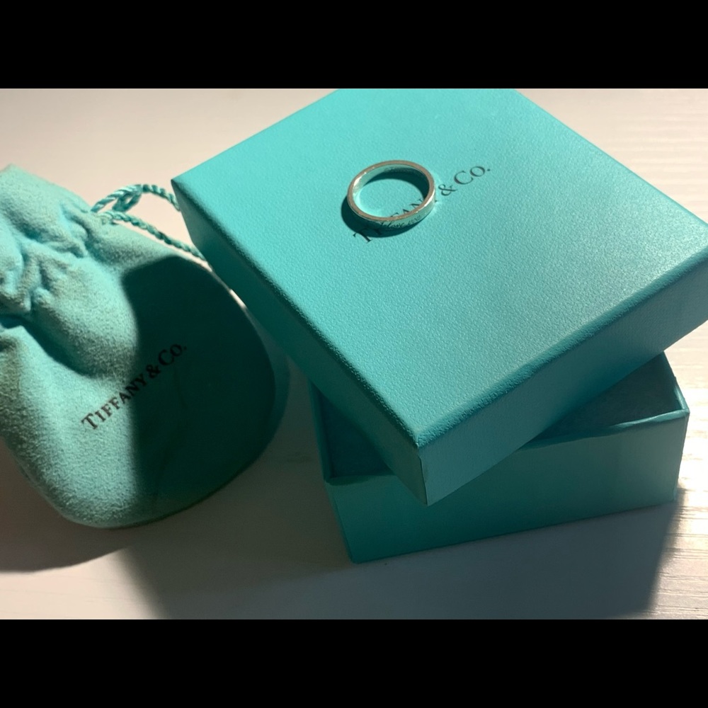 Tiffany and Co sterling silver “I love you” ring